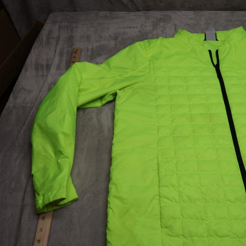 North Face Jacket Mens XL Green ThermoBall Eco Full Zip Insulated Quilted Puffer
